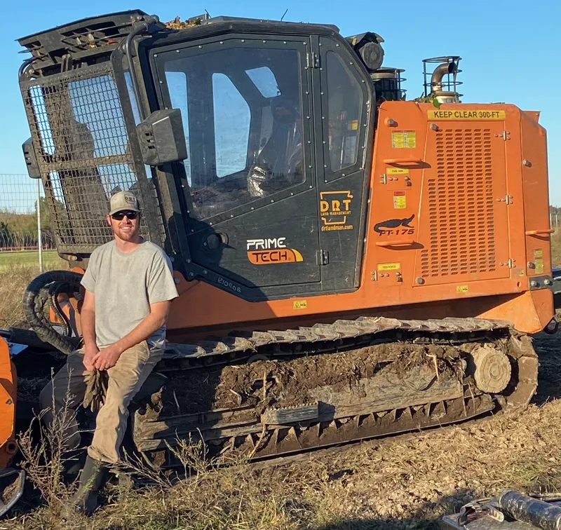 DRT Land Management Team performing land clearing in Central Arkansas